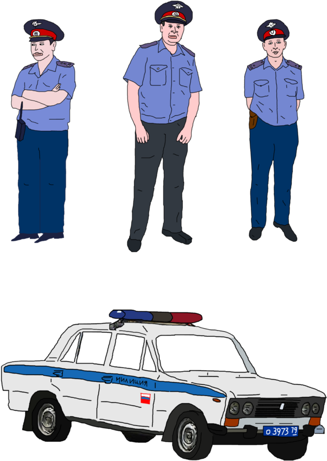Russian Police By Kutyma - Wartburg 353 (750x1064)