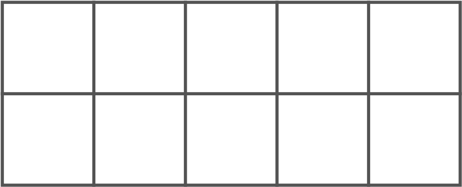 Image Placeholder - Blank Ten Frame (955x402)