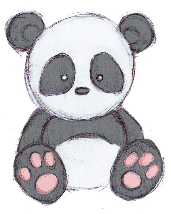 Cute Panda Drawing Tumblr Why Are You Reporting This - Panda Drawing (612x780)