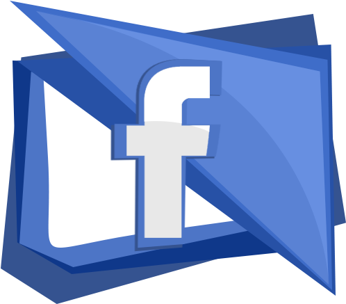 512 X 512 - Icono Png 3d Facebook (512x512)