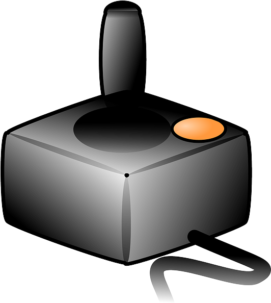 Recreation Computer, Joystick, Controller, Icon, Stick, - Atari Joystick Clipart (531x640)
