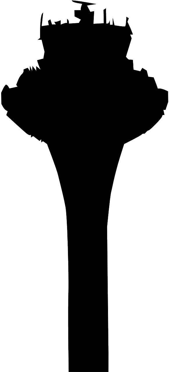 Air Traffic Controller And Atc Job - Air Traffic Control Tower Clip Art (640x1280)