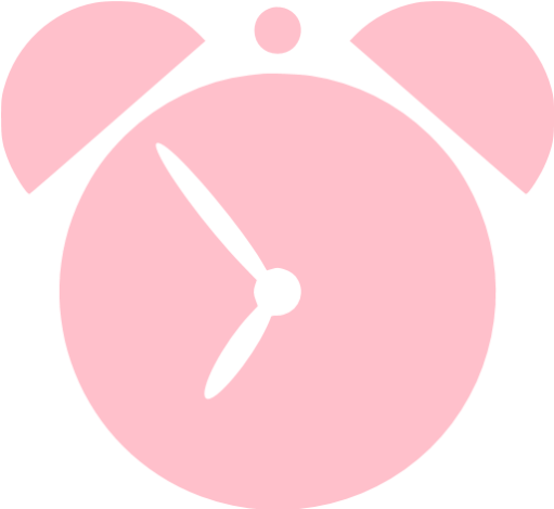 Alarm Clock Icon White (512x512)