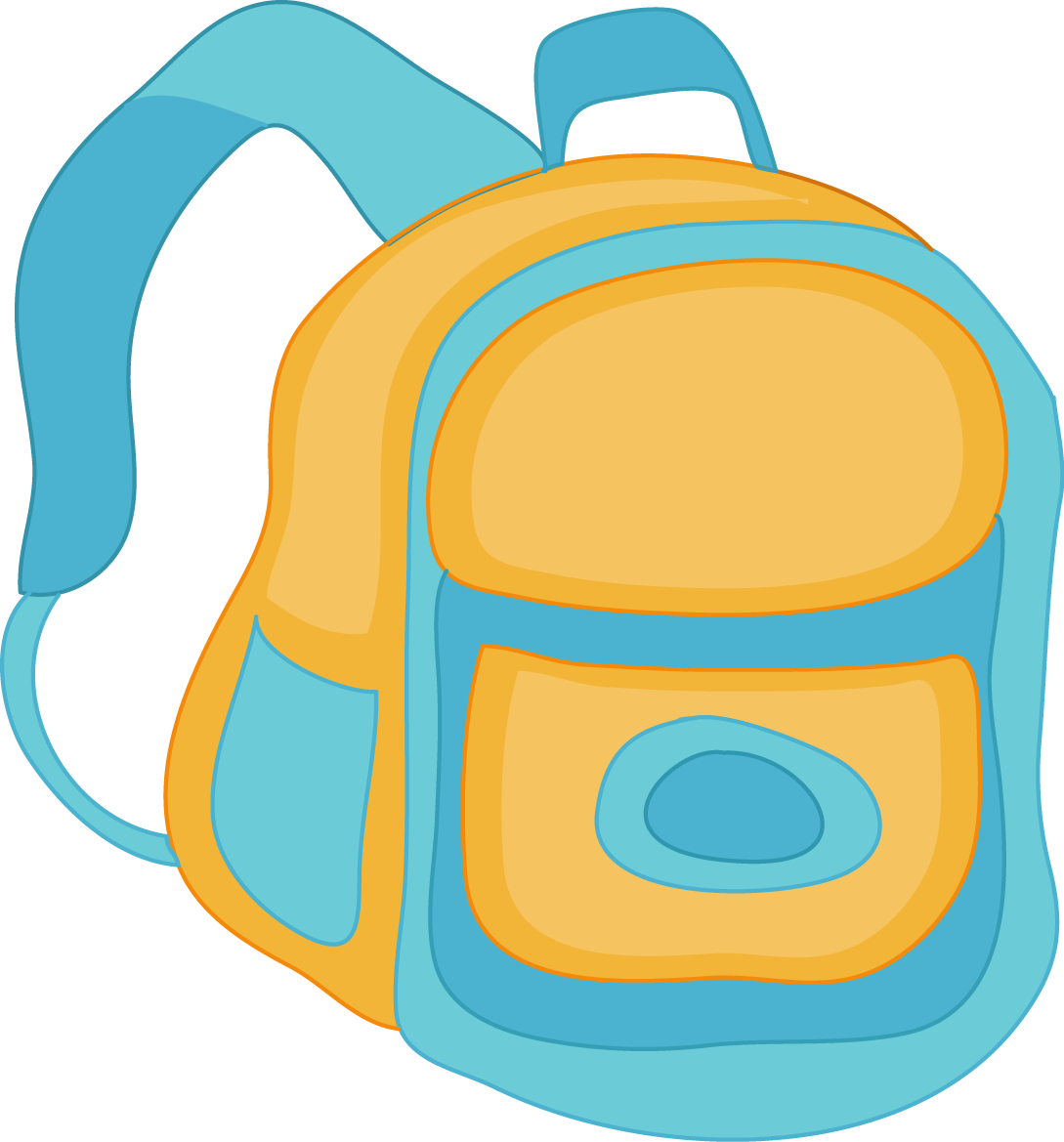 First Day Of Speech Ideas Blue And Yellow Backpack - Yellow (1089x1169)