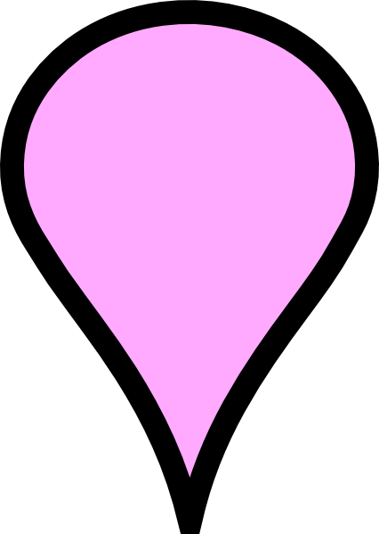 Google Maps Icon - Google Map Icon Pink (426x599)