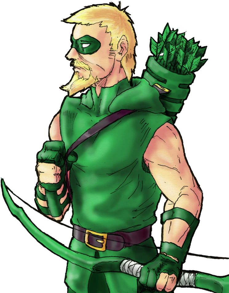 Green Arrow By Rayluaza - Green Arrow (786x1017)