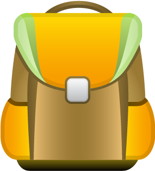 School Bag Clipart - School Bag Vector Png (512x512)