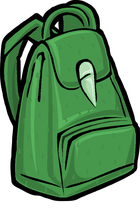 Backpack, Bag, School, Hike - Green Backpack Clipart (827x1280)
