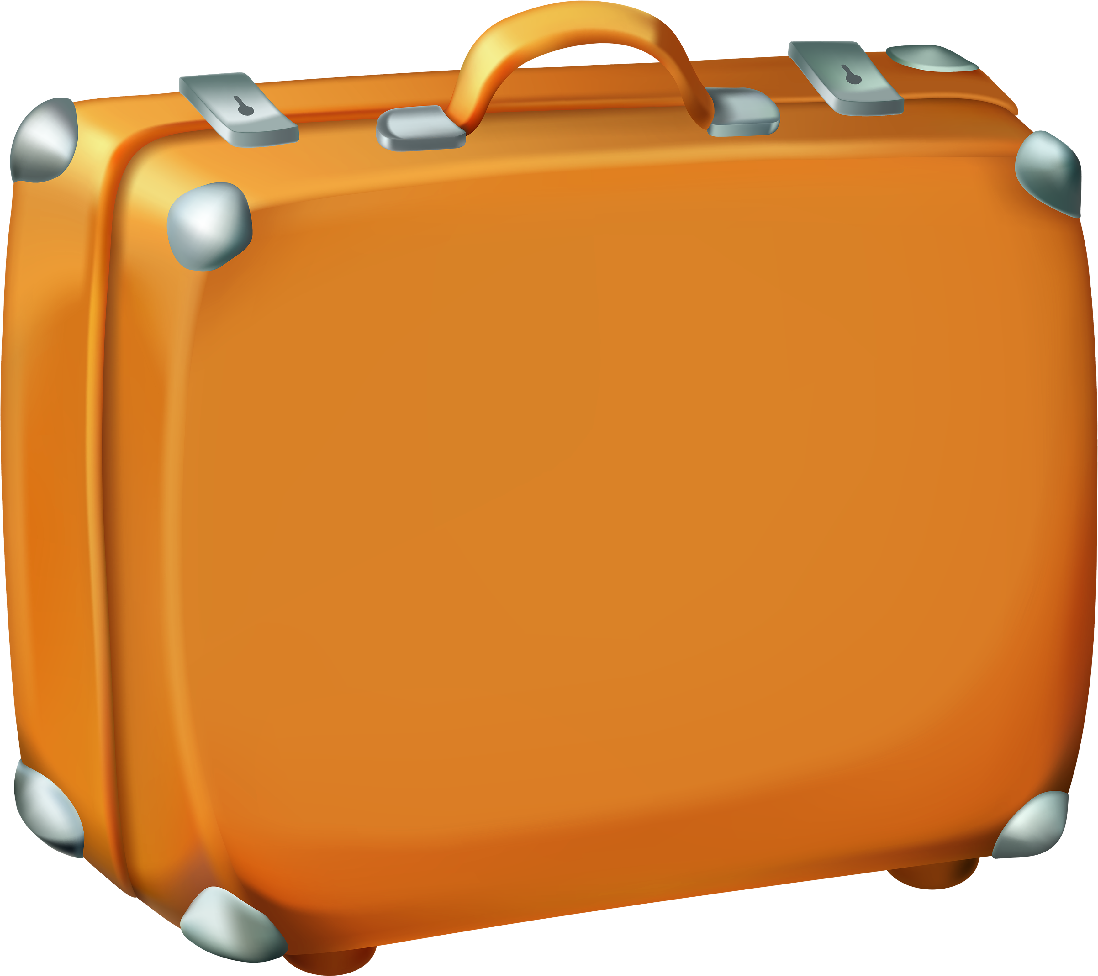 Suitcase Clipart - Cartoon Suitcase (3671x3272)