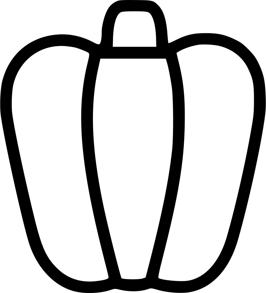 Capsicum Clipart Individual - Peppers (890x980)