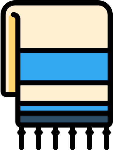 Computer Icons Judaism Tallit Kippah Clip Art - Tallit Icon (512x512)