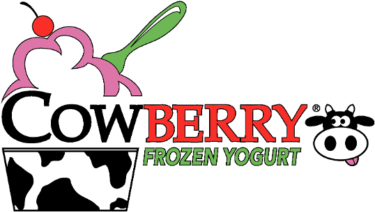 Logo, Cowberry Frozen Yogurt, Yogurt Business Opportunities - Yogurt Shop Logo (539x321)