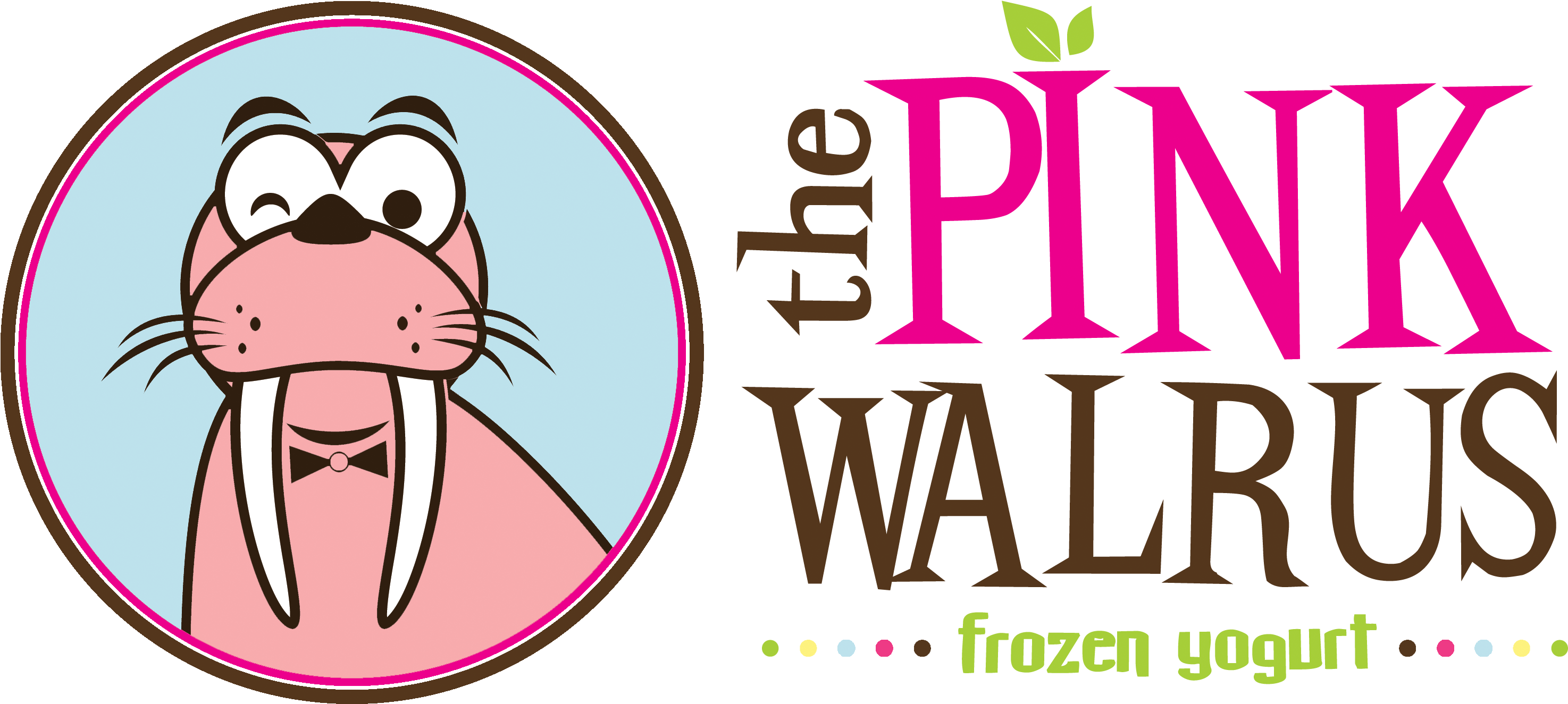 The Pink Walrus - Pink Walrus Logo (3132x1496)
