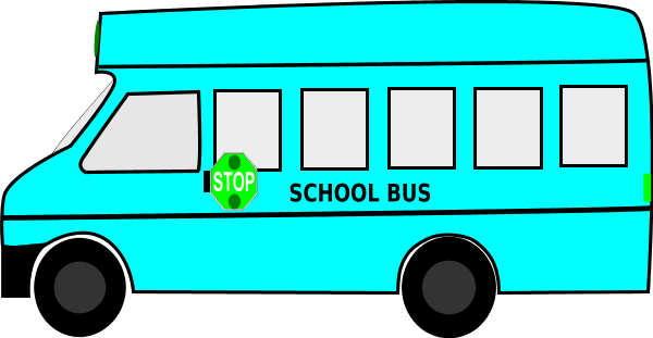 Large School Bus Clipart - School Bus Clip Art (600x311)