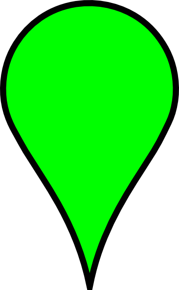 Google Map Symbol Green (366x591)