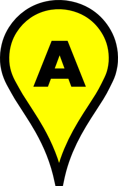 Map Marker Clip Art - Map Marker (378x598)