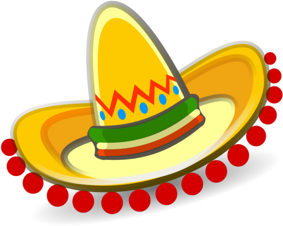 Mexican Sombrero Clipart - Sombrero Clip Art (640x480)
