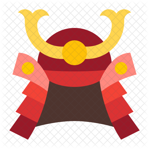 Samurai Helmet Icon - Kabuto Samurai Png (512x512)