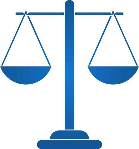 Vbue Justice Scale Image Public Domain Vectors - Imagens De Justiça (464x500)