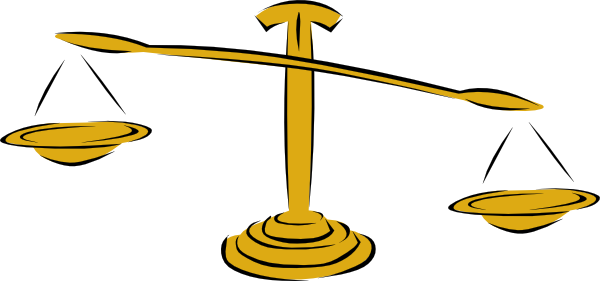 Pan Balance Scale Clipart - Legal Constraints (600x281)