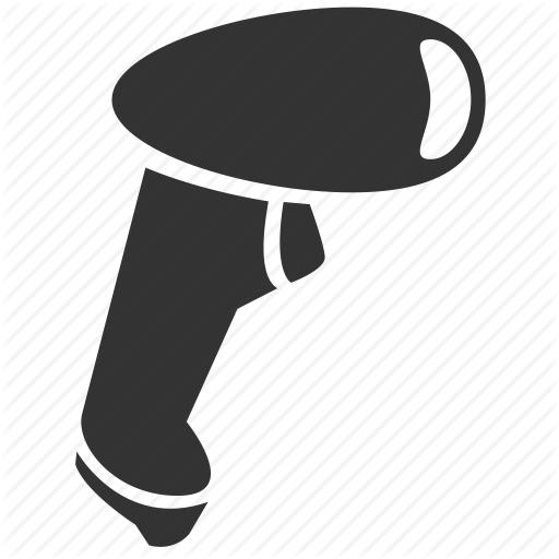 Barcode Clipart Black And White - Barcode Scanner Icon (512x512)
