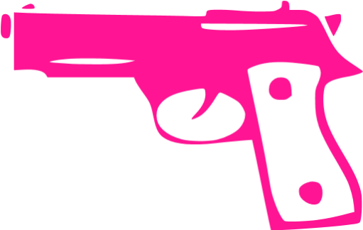 Pink Gun Cliparts - Red Gun Png (512x512)