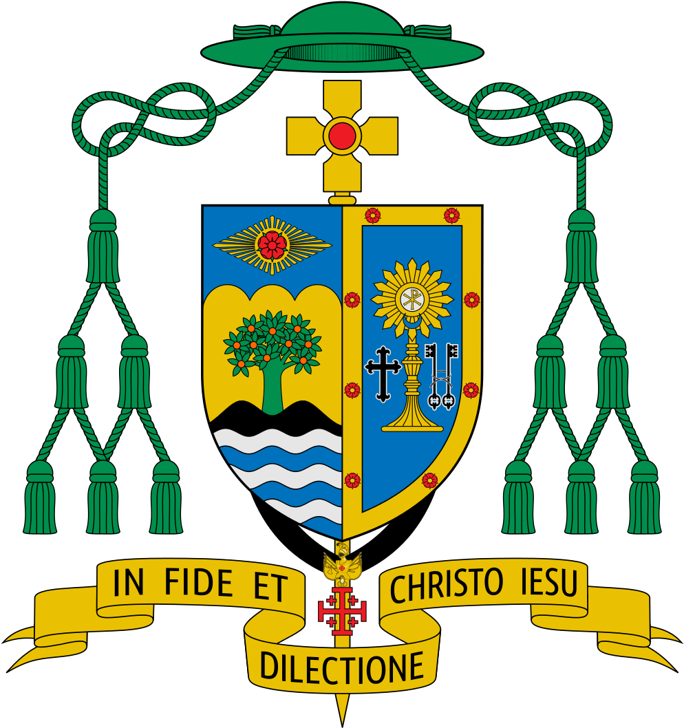 Open - Bishop Spalding Coat Of Arms (1000x1066)