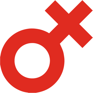 100% - Female Gender Icon Png (385x385)