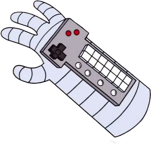 Tmg - Regular Show Maximum Glove (527x480)