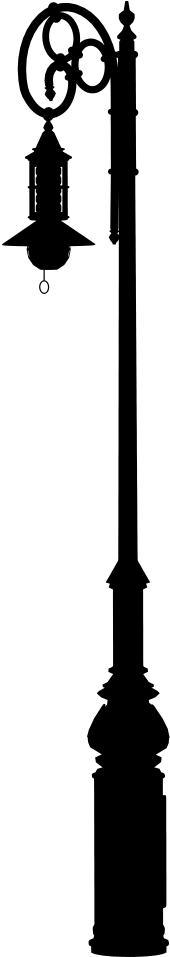 Onlinelabels Clip Art - Lamp Silhouette (212x1000)