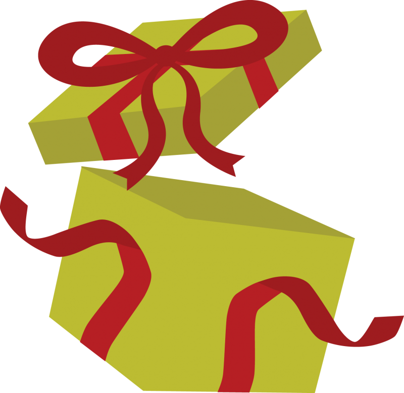 Box Clipart Opened - Opening Presents Clipart (800x779)