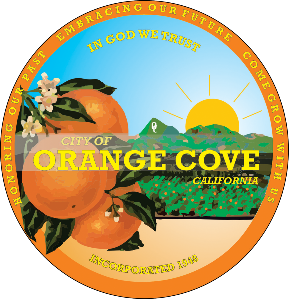 Seal Of Orange Cove, California - Orange Cove (970x1001)