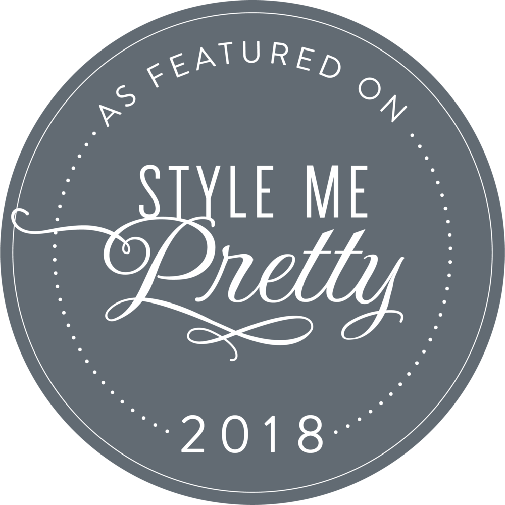 As Seen Black 2018 - Style Me Pretty 2018 Badge (1000x1000)