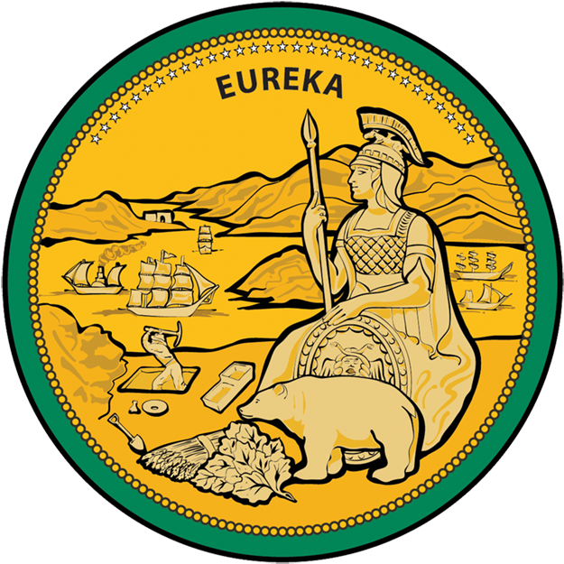 Image Of The Great Seal Of The State Of California - Great Seal Of The State Of California (640x640)