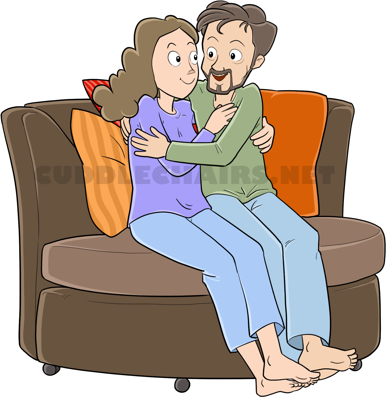 If - Cuddling In A Chair (1772x1843)