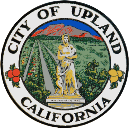 Seal Of Upland, California - City Of Upland Logo (420x415)