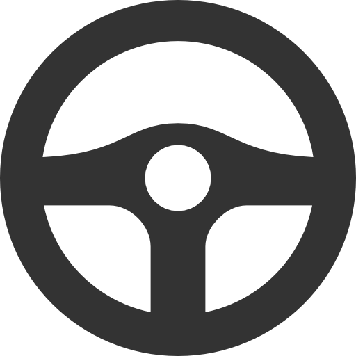 Steering Wheel Icon - Steering Wheel Icon Blue (512x512)