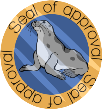The Seal's Seal Of Approval ☆ - Seal Of Approval Stamp (354x365)