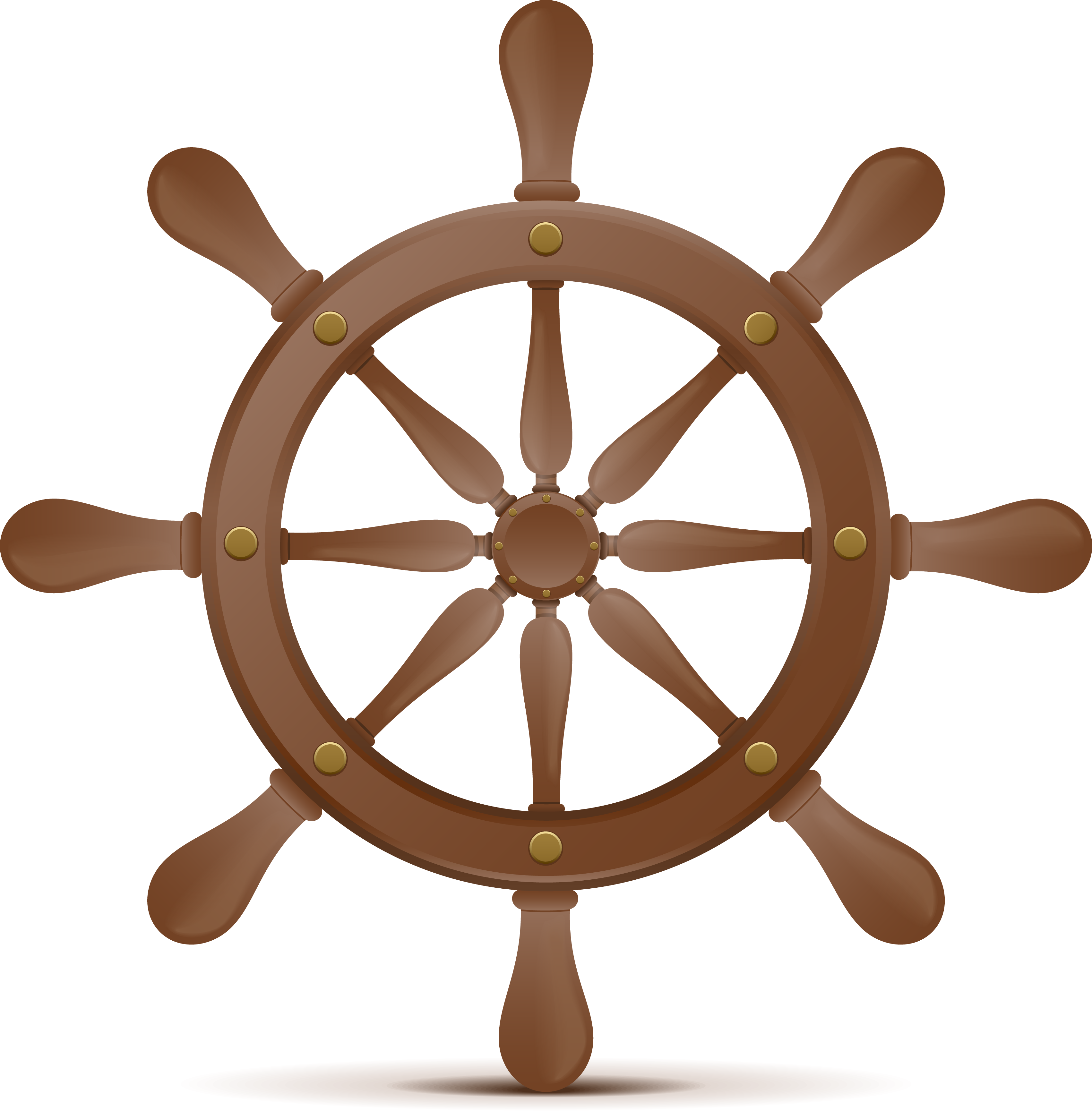 Ships Wheel Clip Art - Ship Steering Wheel (3403x3463)
