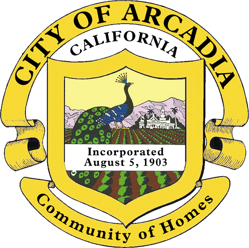 Seal Of Arcadia, California - City Of Arcadia California (486x484)