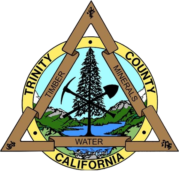 Seal Of Trinity County, California - Trinity County California Seal (596x569)