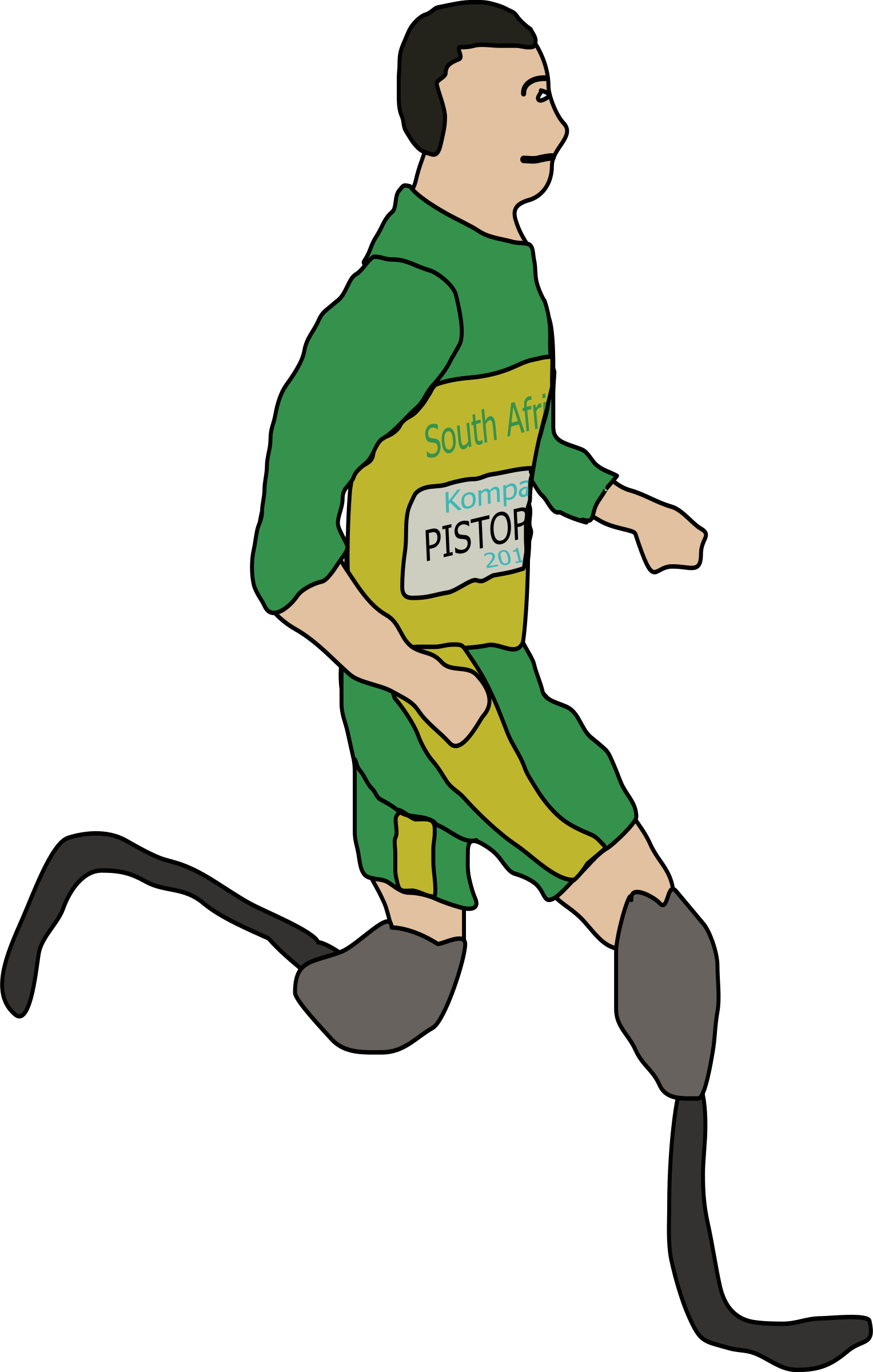 Oscar Clipart Man - Buku Penyandang Cacat Yang Sukses (1527x2400)