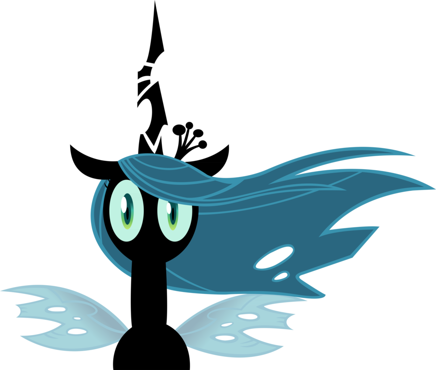 Look Into My Eyes - Mlp Queen Chrysalis Gif (900x763)