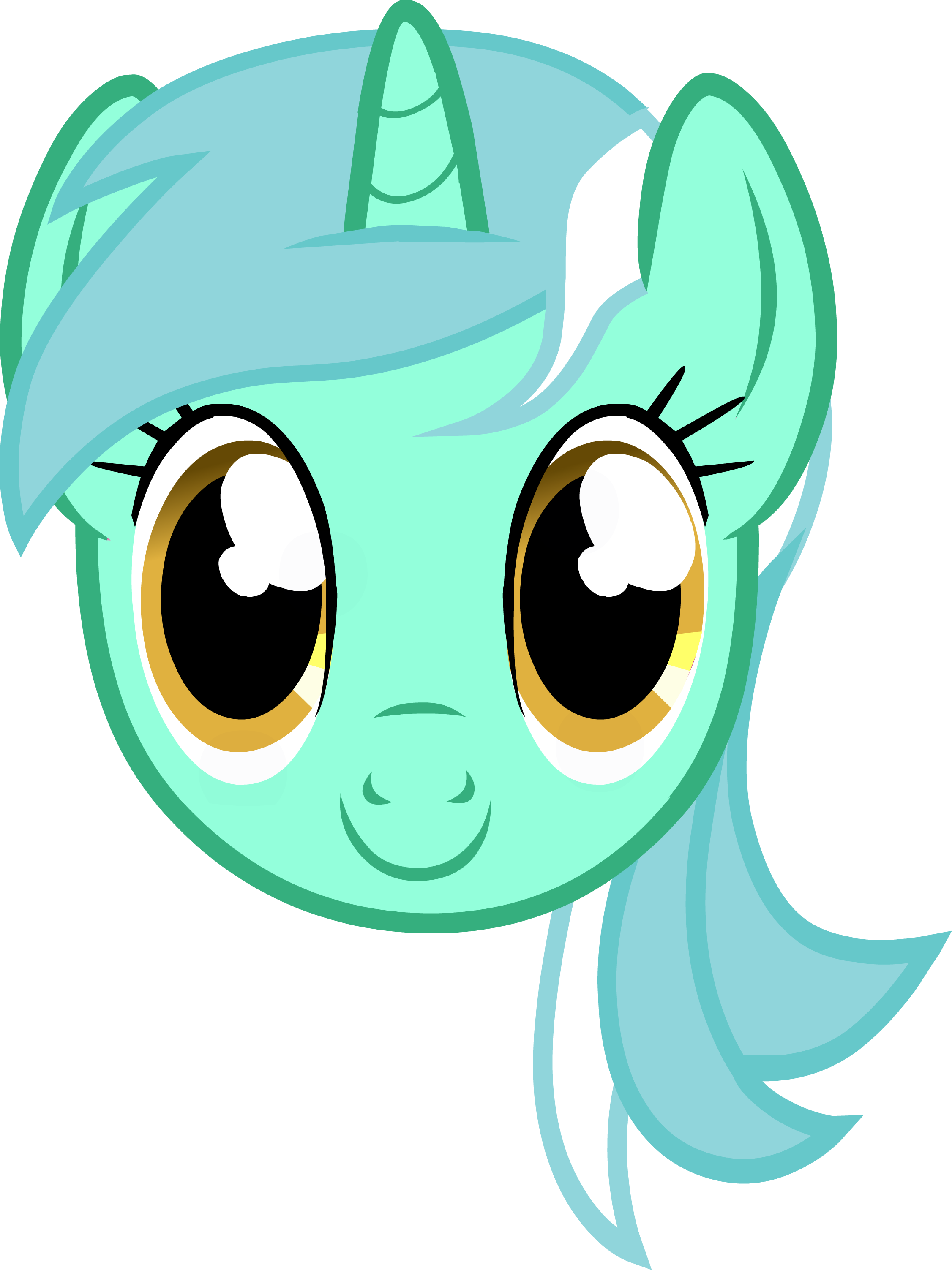 Lyra Heartstrings Headshot - Intro For Youtube Gif (2253x3007)