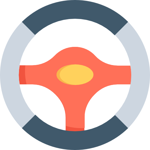 Steering Wheel Free Icon - Steering Wheel Icon Png (512x512)
