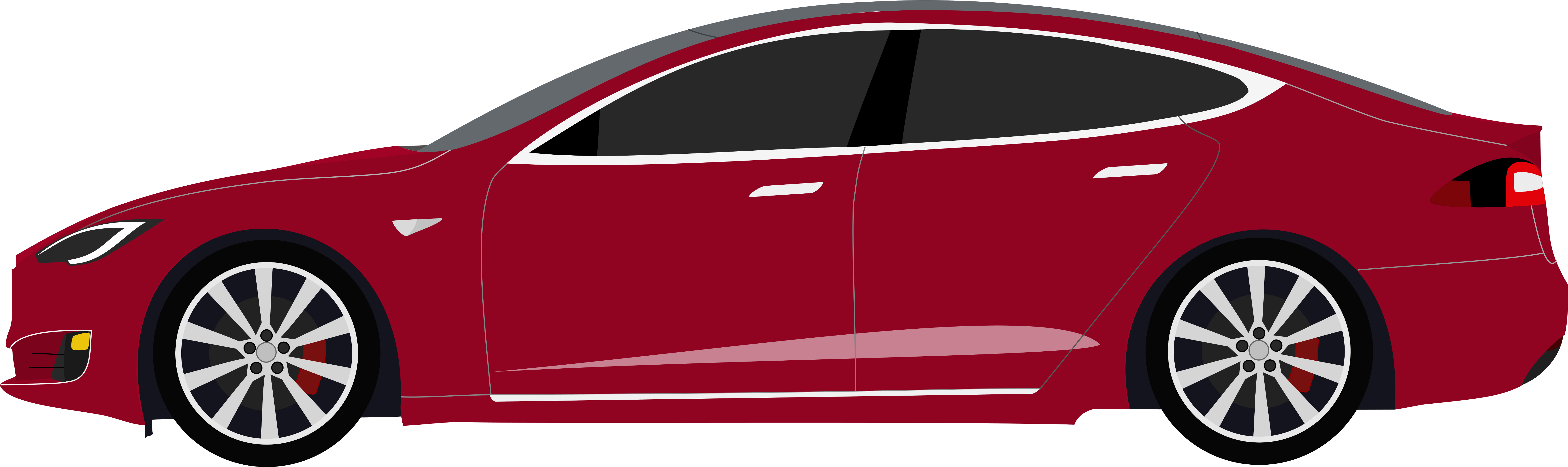 Black Tesla Model S Clipart - Lexus Lx 570 2019 (6674x2024)