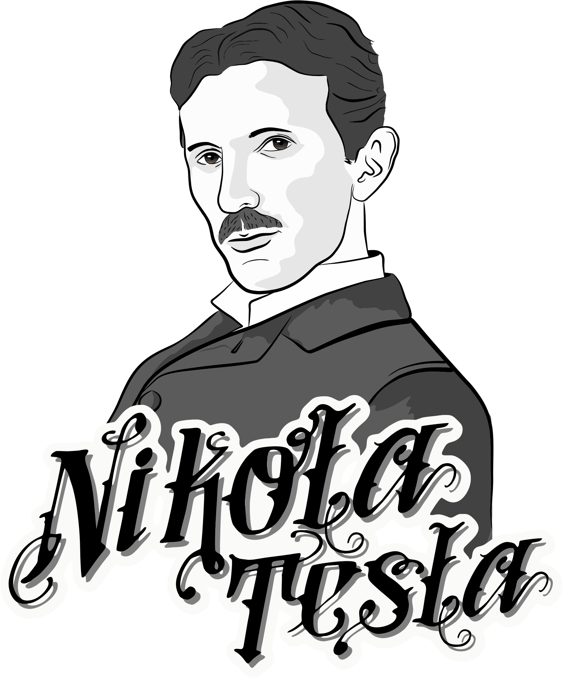 Big Image - Nikola Tesla Png (1868x2248)