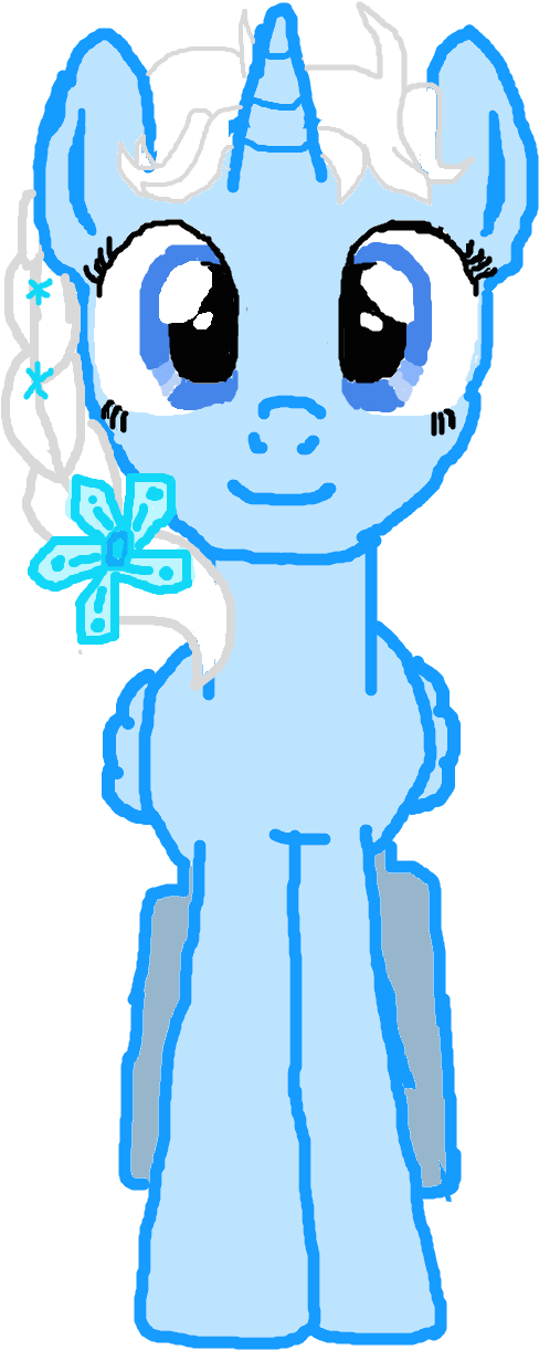 Elsa Pony Animation Puppet Front View By Mathew Swift - Comics (771x1320)