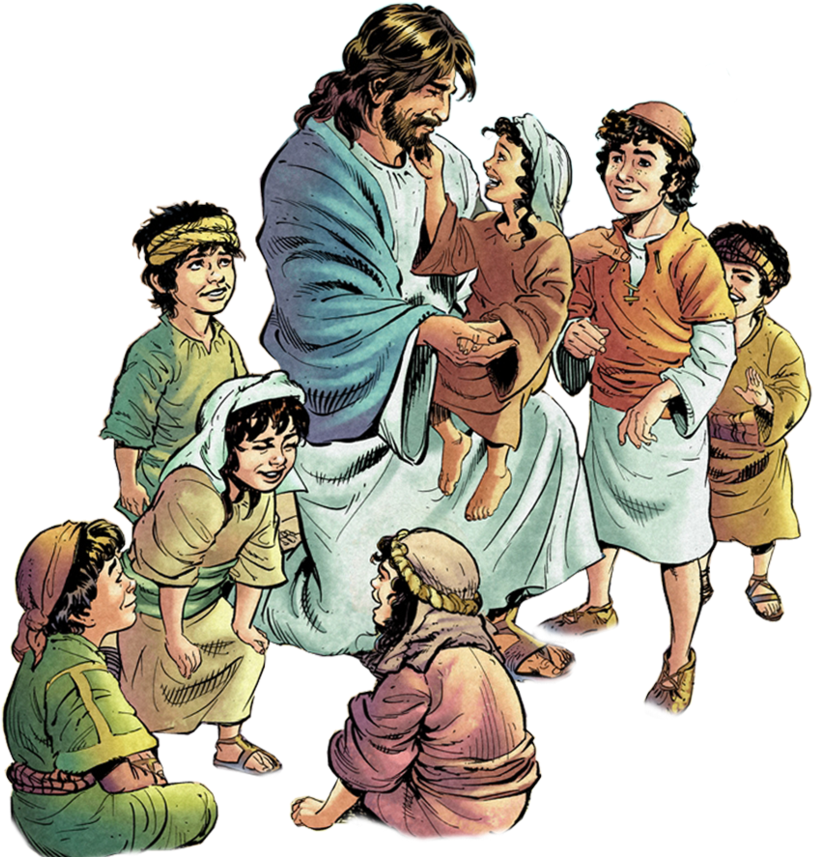 Jesus And Children By Joeatta78 Jesus And Children - Jesus With Children Clipart (900x940)