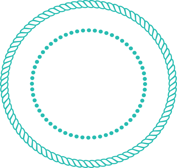 Circle Rope Frame Vector (600x569)